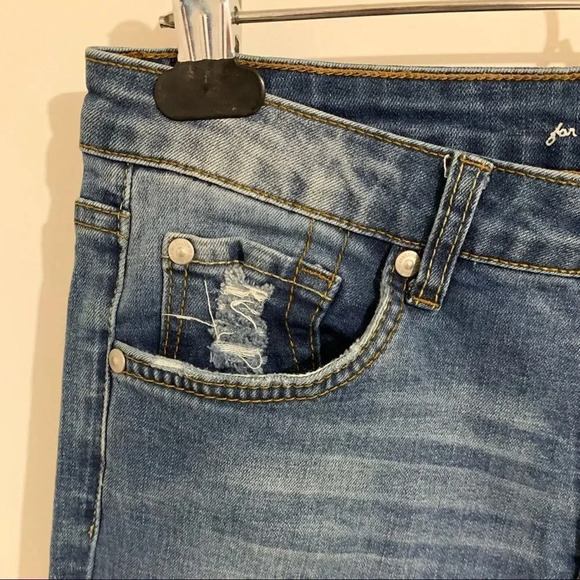 7 for all mankind slimmy kids distressed jeans Sz16 - Picture 3 of 8
